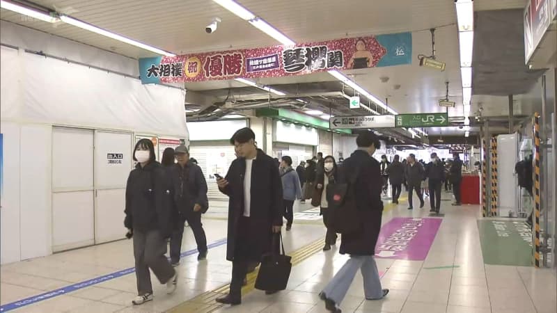 大相撲初優勝の大関琴桜　地元松戸市に“祝”横断幕　「市民として誇り」