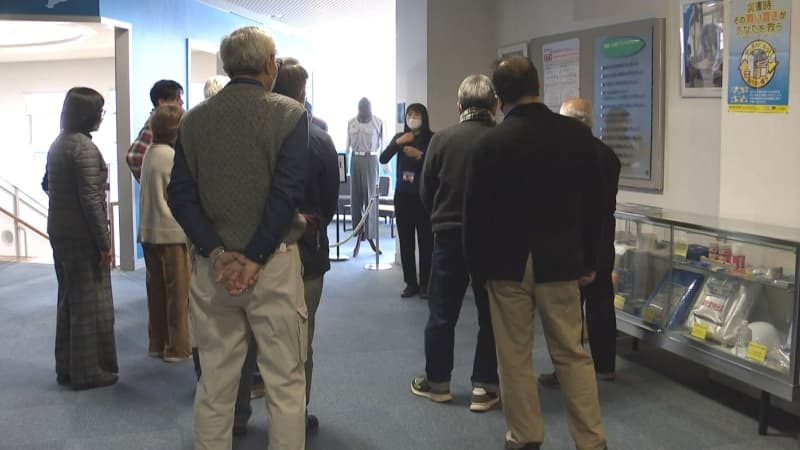 阪神淡路大震災から３０年　県内でも防災意識高める　県西部防災センターに団体客