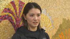 女子ソフトボールの切石選手が船橋市長を表敬訪問　ロス五輪で“金メダル”目指す