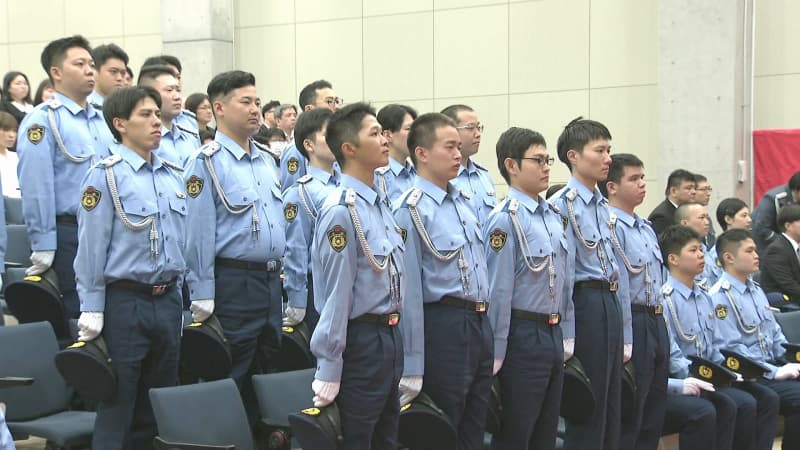 県民を守れる警察官に」 千葉県警察学校で入校式 42人が新たな一歩