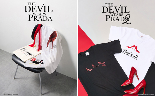 赤いハイヒールのTシャツも『プラダを着た悪魔』＆『プラダを着た悪魔2