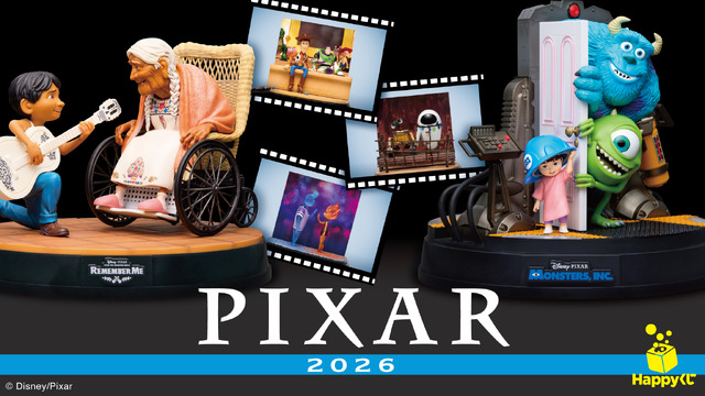 PIXAR ハッピーくじ　Last賞　モンスターズインク　　ポスターフィギュア PIXARくじ第3弾！ 上位賞にはシーンフィギュア、Last賞は