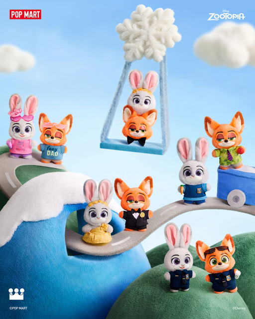 ズートピア』ジュディとニックがぬいぐるみキーホルダーになって登場