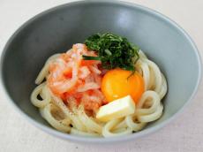 【即席あつあつ絶品うどんレシピ】 イカ明太子のっけカルボナーラうどん とにもかくにも作るスピードが命！