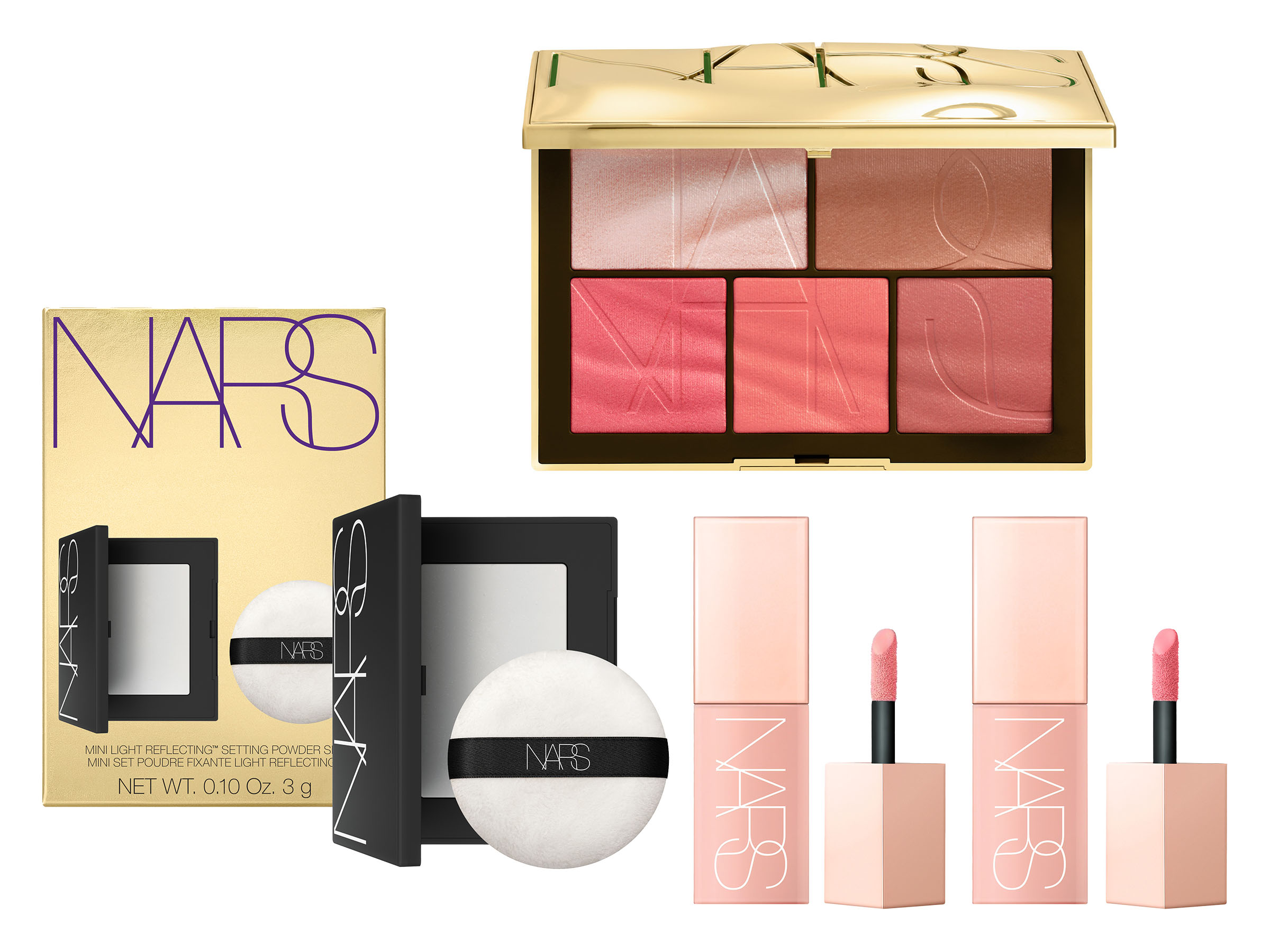 ＜11/8公式EC先行発売＞クリスマス限定品【NARS】ベストセラーのチークは2色組、名パウダーはパフ付き！