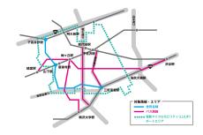 １月８日から複数のモビリティでエリア内を回遊できるデジタルパス「下北・三茶・下高まちめぐりパス」を１，０００枚限定で販売