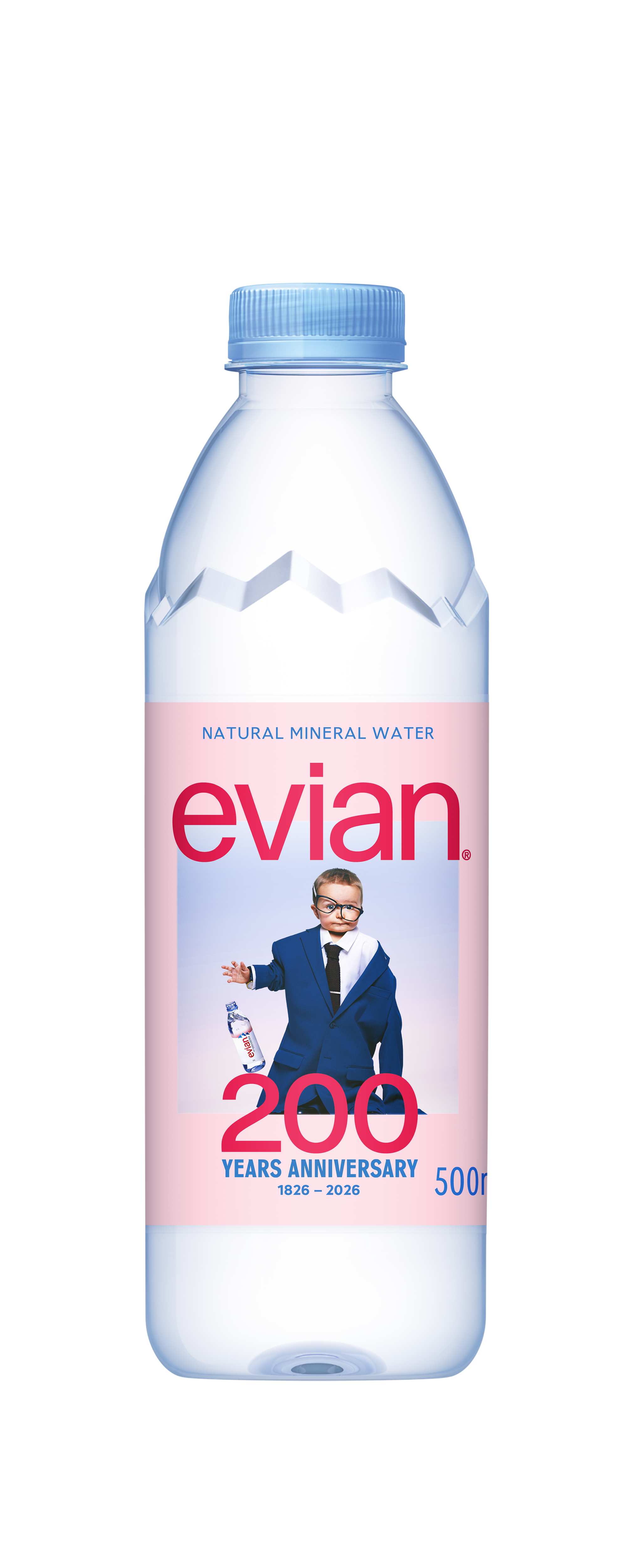 エビアン」ブランドの価値を表現した限定デザインボトルを2026年5月25