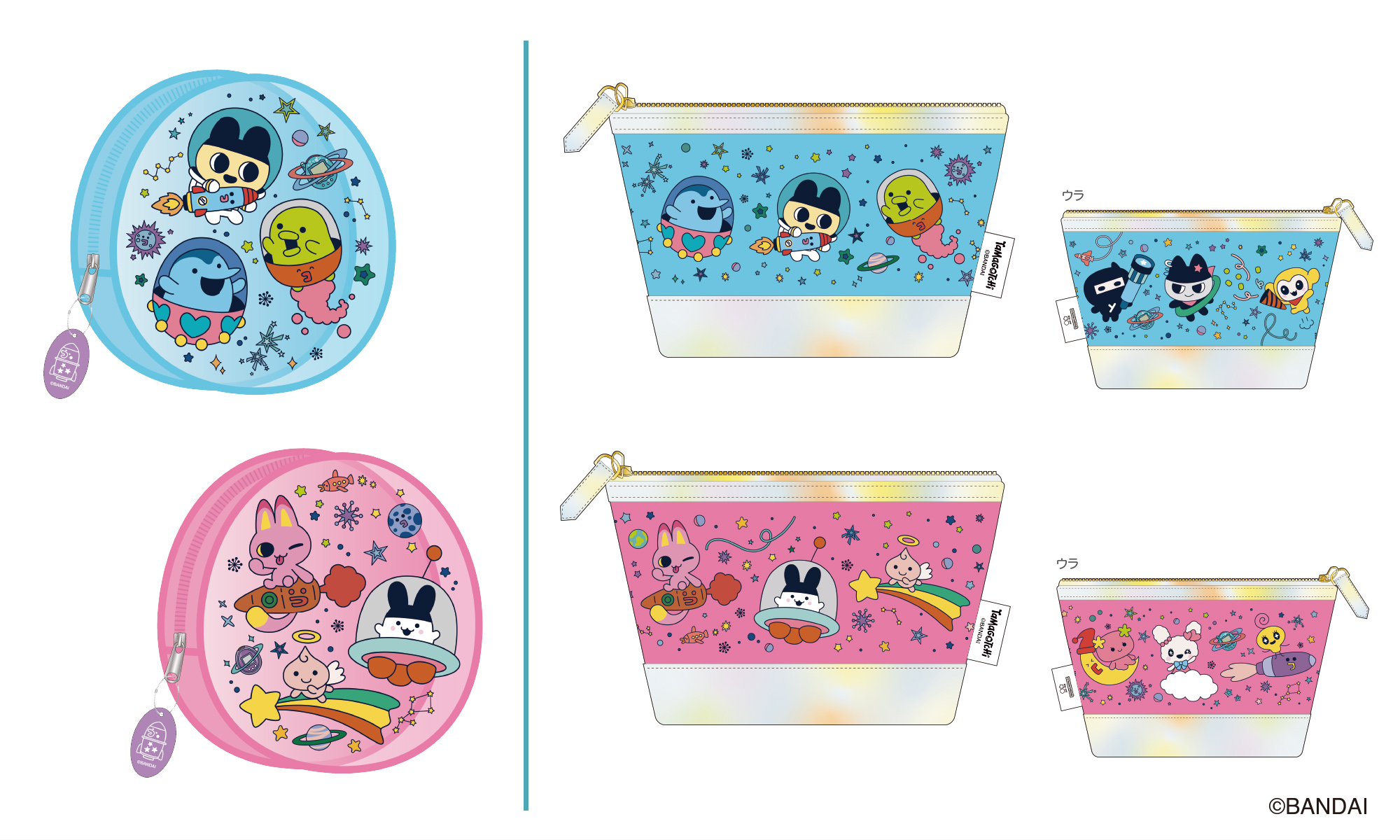発売30周年を迎える『たまごっち』記念アートを使用した文具雑貨