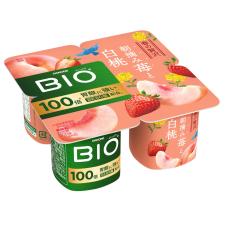 「ダノン ビオ®」2024年春の季節限定フレーバー「ダノン ビオ 朝摘み苺と白桃」発売