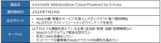 ALSI　クラウド型Web分離・無害化サービス「InterSafe WebIsolation Cloud Powered by Ericom」を提供開始