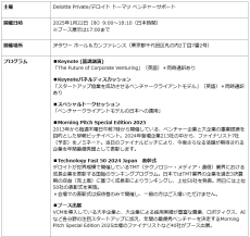 【お知らせ】デロイト トーマツ、イノベーションの最新トレンドとネットワーキングの機会を提供するカンファレンスを東京丸の内で1月22日に開催