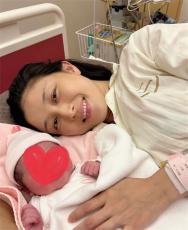 橋本マナミ、第二子となる“3600g超えの大きな女の子”出産を報告