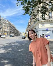 オリンピック一色のパリへ…石川佳純、フランスの街並みに劣らぬ可憐な笑顔披露「パ〜リジェンヌ」