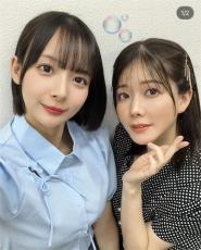 岡田紗佳、プロ雀士・高宮まりとの2ショットに絶賛の声「かわいいが止まらん！」