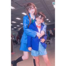 【親子コスプレ】『名探偵コナン』コナン君＆蘭姉ちゃん「親子でしたら身長差もぴったりだねと」