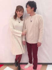  菊地亜美、稲垣吾郎と夫の私服でラブラブリンクコーデ！ 