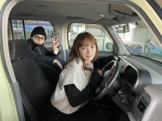 山田涼介＆川栄李奈、車オフショ「一緒に乗ってく？？」