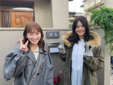 川栄李奈＆夏子、笑顔でピースの激レアオフ写に歓喜の声