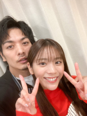 貴島明日香、久保田悠来と結婚生活最終日の笑顔ショット