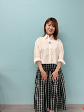 尾崎里紗アナ、コーデ披露「テンションがあがりました」