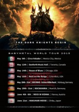  BABYMETAL、「BABYMETAL WORLD TOUR 2015」第一弾スケジュールを発表 