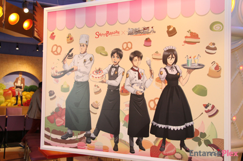 Sweets Paradise × 進撃の巨人 いよいよ開催！！ | 公式スイーツ