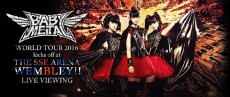  BABYMETAL、ウェンブリーアリーナ公演を生中継！ 全国のZeppでライブ･ビューイング開催 