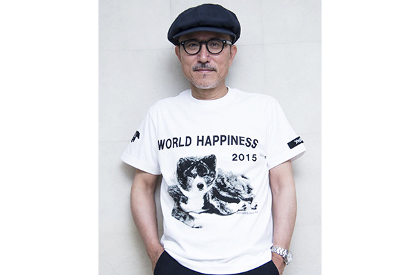 山本耀司の愛犬をモチーフにコラボTシャツ、Ground Y×WORLD HAPPINESS