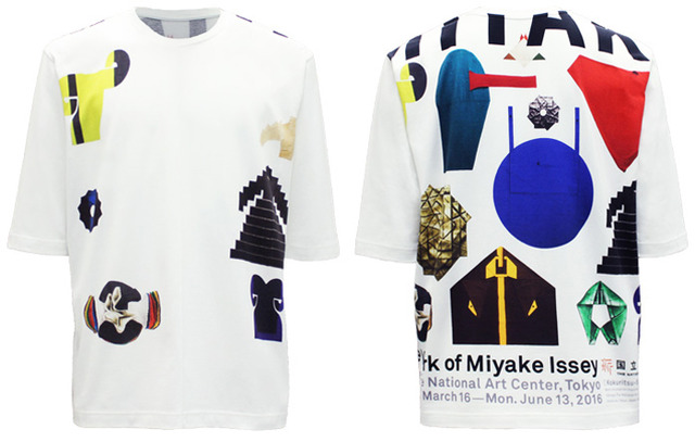 「MIYAKE ISSEY展: 三宅一生の仕事」の開催を記念したオリジナルTシャツ発売