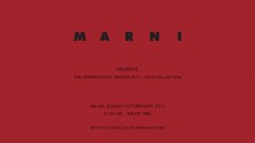 【生中継】マルニの14-15AWウィメンズコレクション。23日18時半から