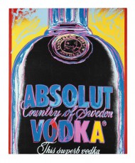 アンディ・ウォーホルデザインボトルを復刻、ウォッカ「アブソルート」から5,200本限定販売