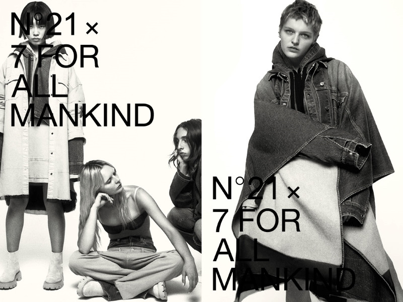 N21が 7 For All Mankindと初のコラボ。デニムのカプセルコレクションを新宿伊勢丹で先行販売