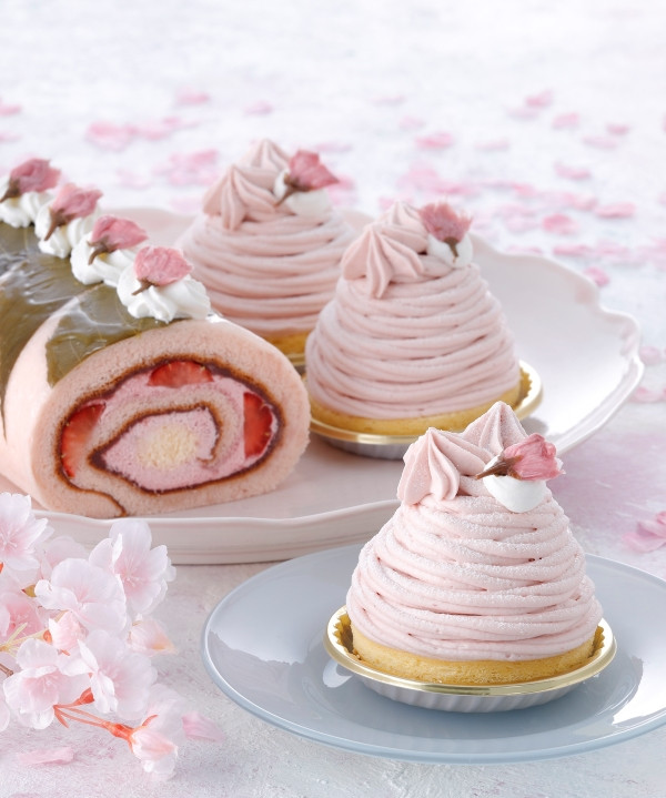 パティスリー キハチから桜の季節だけ楽しめる、春限定の桜づくしモンブラン&amp;ロールケーキが登場