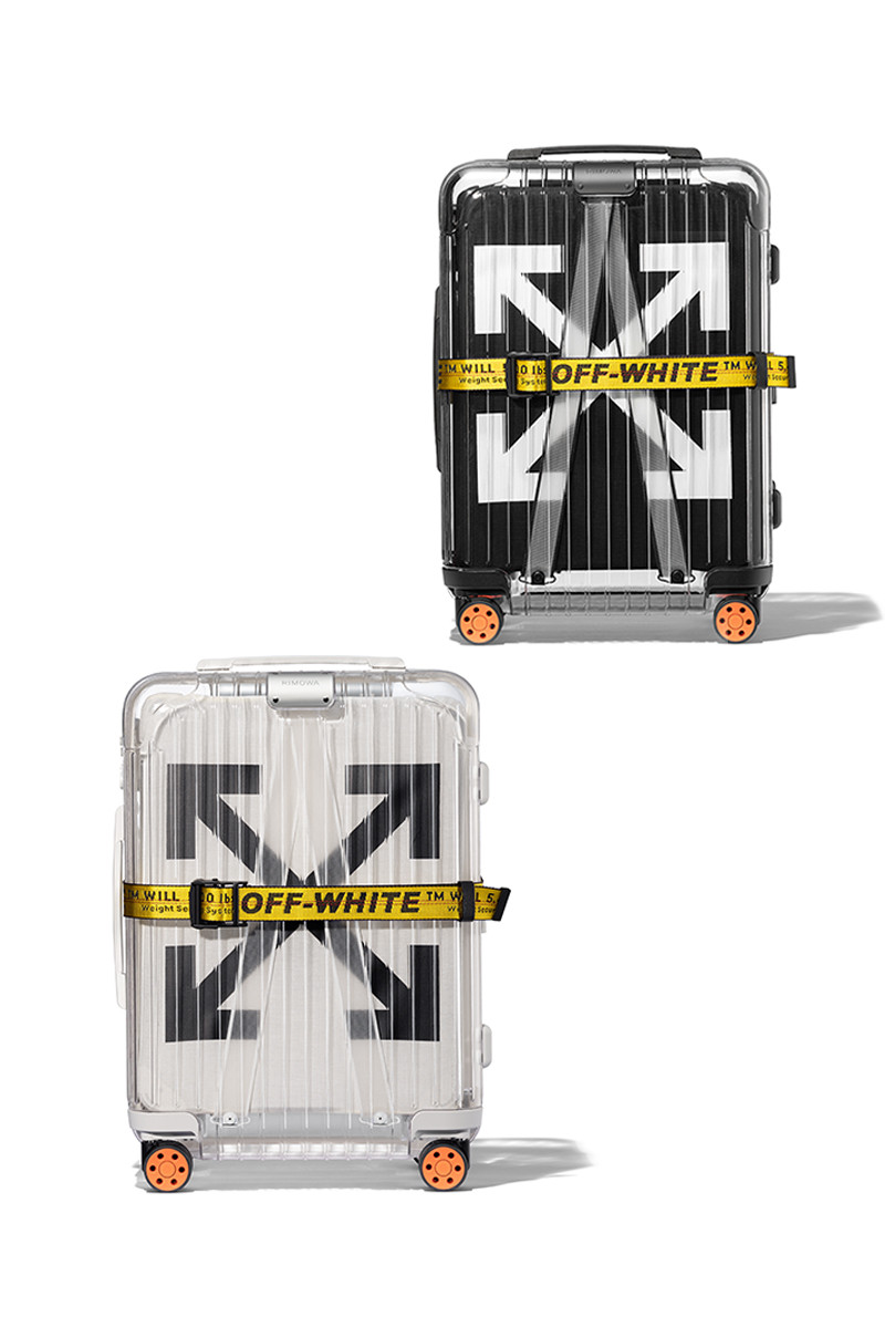 オフ-ホワイト™×リモワ、透明のスーツケース第2弾を発表