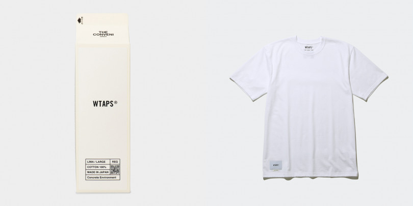 THE CONVENI×WTAPS、牛乳パックモチーフのパッケージ入りTシャツを発売