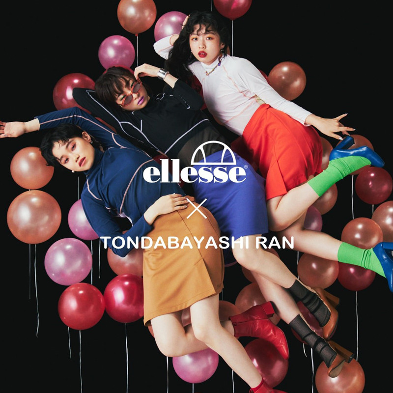 エレッセがアーティストとんだ林蘭とコラボしたコレクション「ellesse×TONDABAYASHI RAN」を発売