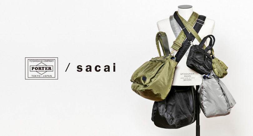 sacai x PORTER、最新コラボバッグが登場! 公式オンラインストアでは先行発売&amp;限定カラーの展開も