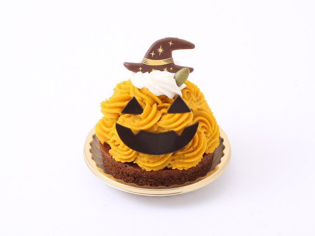 コクのある北海道産えびすかぼちゃを使用。ヴィタメールのハロウィン限定ケーキは、味と見た目に子供も大喜び!