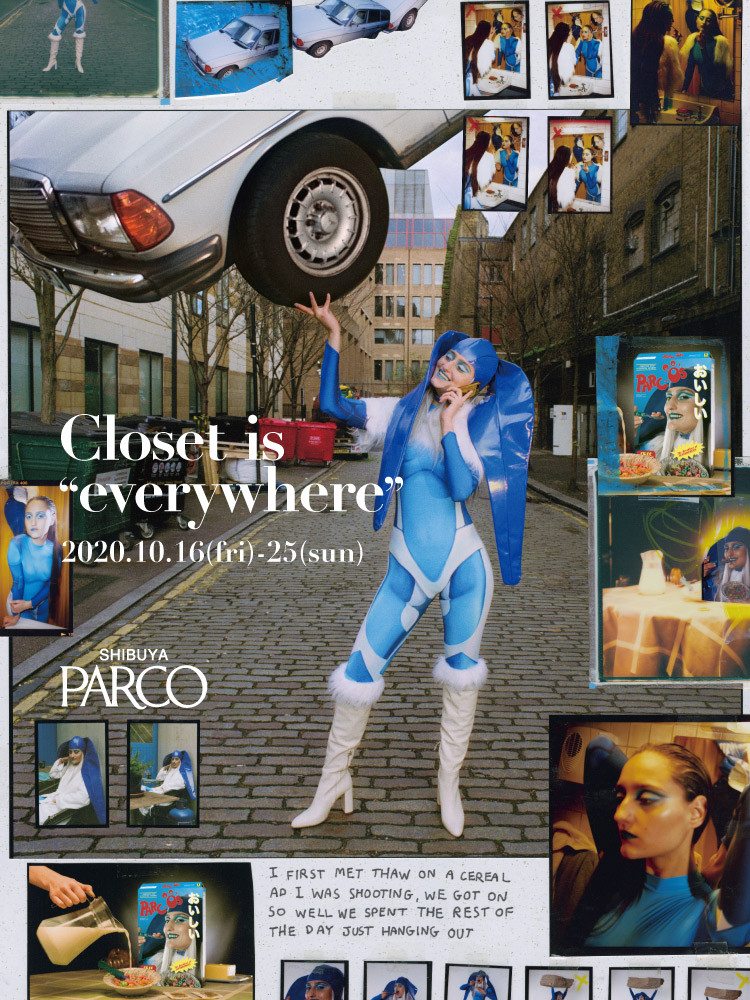 高橋愛や中田みのりが館内でライブ配信! 渋谷PARCOでOMOファッション販売企画「Closet is everywhere」開催
