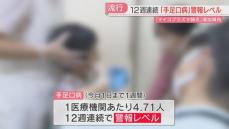 【感染症】「手足口病」が12週連続で警報レベル　「マイコプラズマ肺炎」は増加傾向続く　福岡