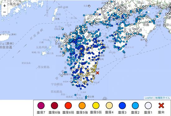 【速報】気象庁は南海トラフ巨大地震との関連はないと発表