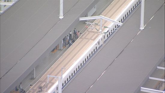 【速報】山陽新幹線の厚狭駅構内で列車と人が接触　広島～博多の上下線で順次運転見合わせ