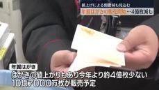 値上げもあり需要減見込む「年賀はがき」販売スタート　前年比4億枚少なく・福島県