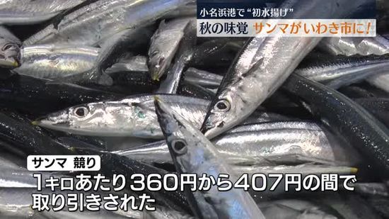 「おいしいサンマを食べて！」小名浜港でサンマの初水揚げ！福島