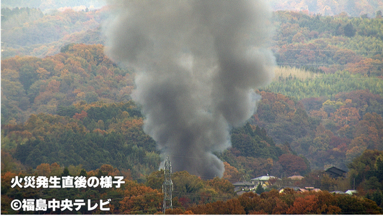 【続報】郡山市で建物火災　列車の運転にも影響