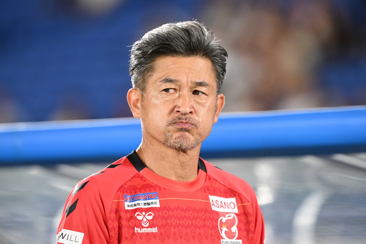 カズが厳しい表情「ホッとしている場合ではない」 “クイーン”と28年