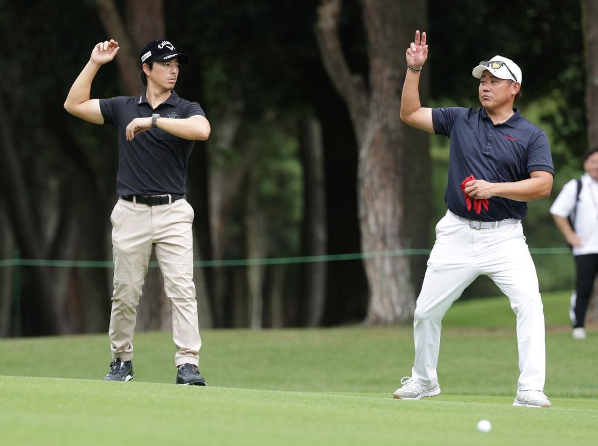 石川遼、松坂大輔氏から〝逆レッスン〟「超一流の方の感覚の部分を聞きたかった」　米男子ゴルフ「ZOZOチャンピオンシップ」プロアマ戦