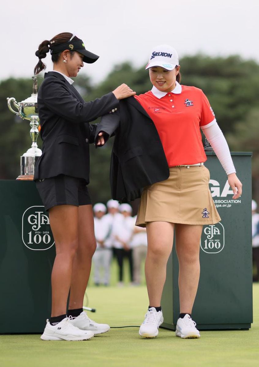 竹田麗央「ぎりぎりまで考えます」米ツアー挑戦へ〝超色気〟　今季ツアー7勝目、メジャー年間2勝で5年間の複数年シードを獲得