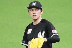 佐々木朗希が危険球退場　野村大樹の頭部に死球…場内騒然