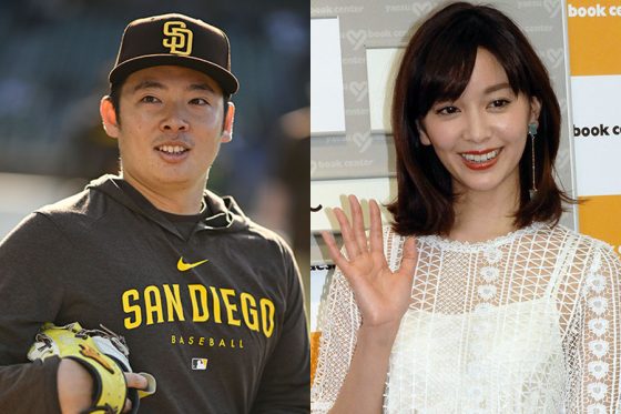 杏奈夫人が「おキレイ」　お揃い黒コーデ…松井裕樹夫妻に日米興奮「お2人とも素敵」